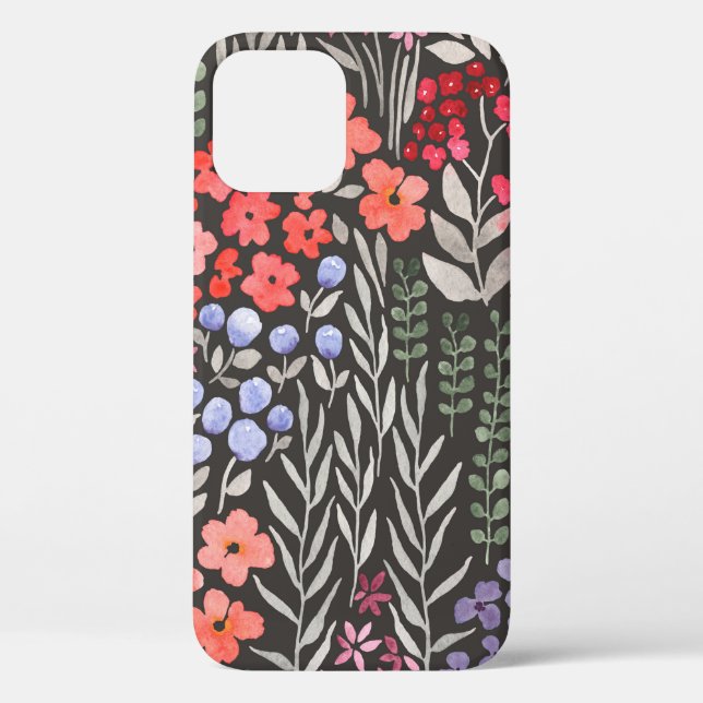 Schöne Blume Garten nahtlos Muster Case-Mate iPhone Hülle (Rückseite)