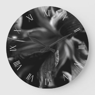Schöne Blume Große Wanduhr
