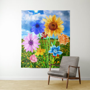 Schöne Blume in der Natur - Frühjahr Wandteppich