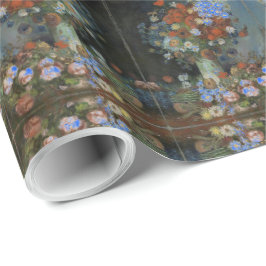 Schöne Blume in einer Vase Geschenkpapier