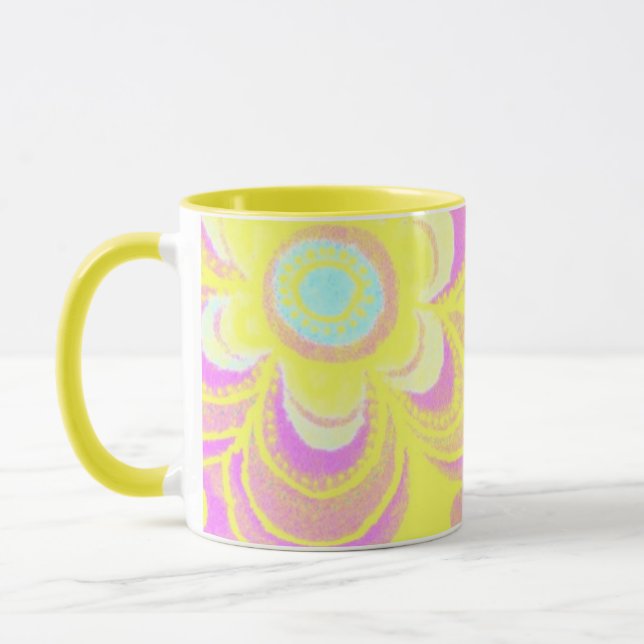 SCHÖNE BLUME KAFFEES MUGS TASSE (Links)