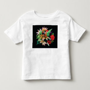 Schöne Blume Kissen Kleinkind T-shirt