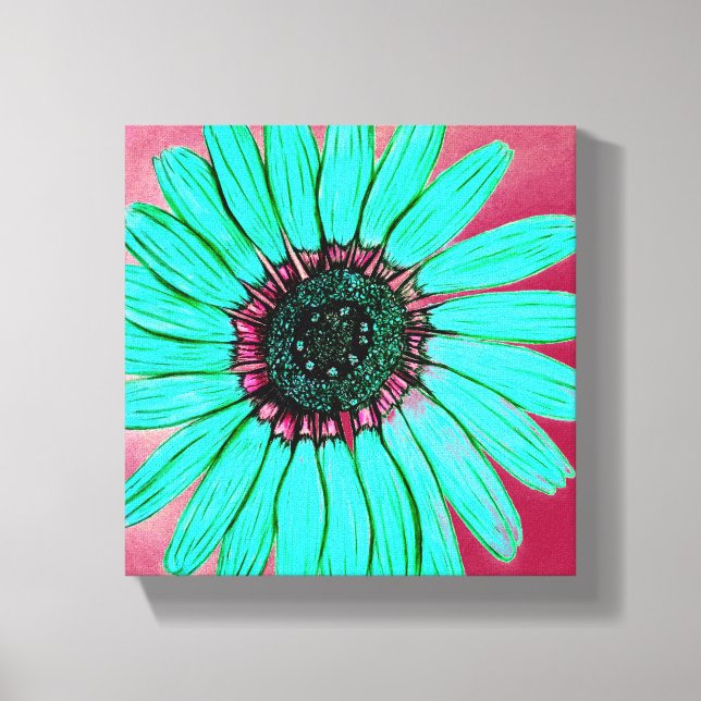 Schöne Blume Leinwand (Vorderseite)