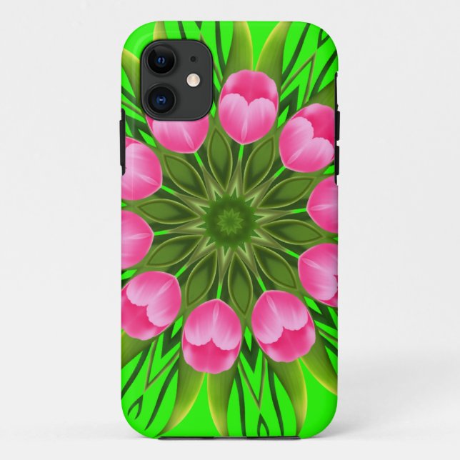 Schöne Blume Mandala Design-79358 Case-Mate iPhone Hülle (Rückseite)