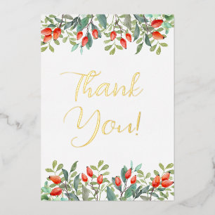 Schöne Blume mit Blumenbezug Danke, dass Sie die G Folieneinladung