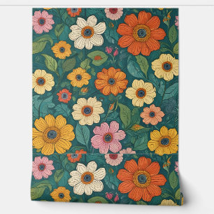 Schöne Blume Nature Van Gogh Style Tapete