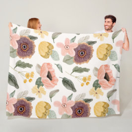 Schöne Blume Niedlich Fleecedecke