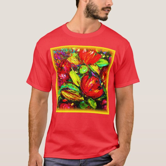 "Schöne Blume" Niedliche Kunst. Jetzt kaufen T-Shirt (Vorderseite)