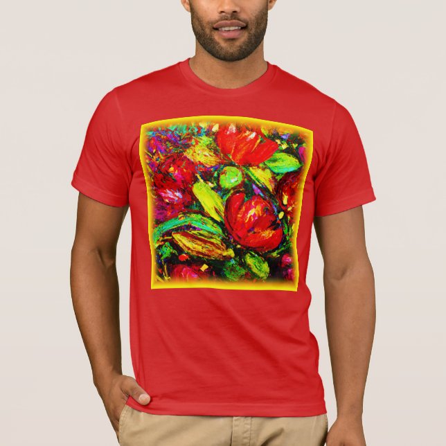 "Schöne Blume" Niedliche Kunst. Jetzt kaufen T-Shirt (Vorderseite)