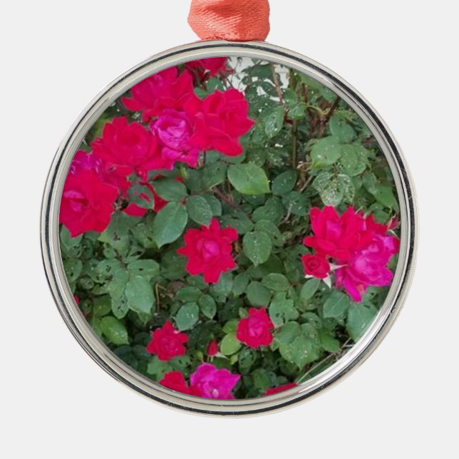 Schöne Blume Ornament Aus Metall (Vorne)