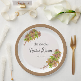 Schöne Blume Pappteller