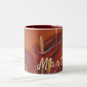 Schöne Blume Persönliche Umarmung Zweifarbige Tasse