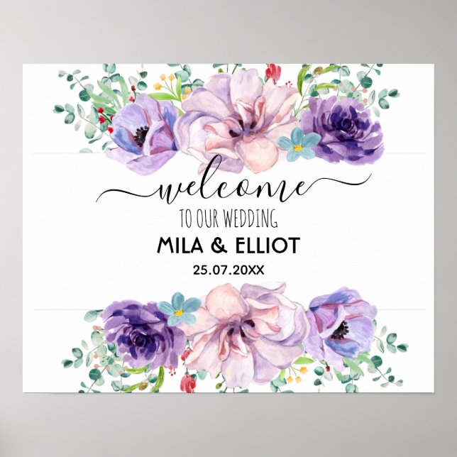 Schöne Blume Poster (Vorne)