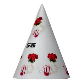 Schöne Blume Pot Custom Text Handwerk Zubehör Partyhütchen