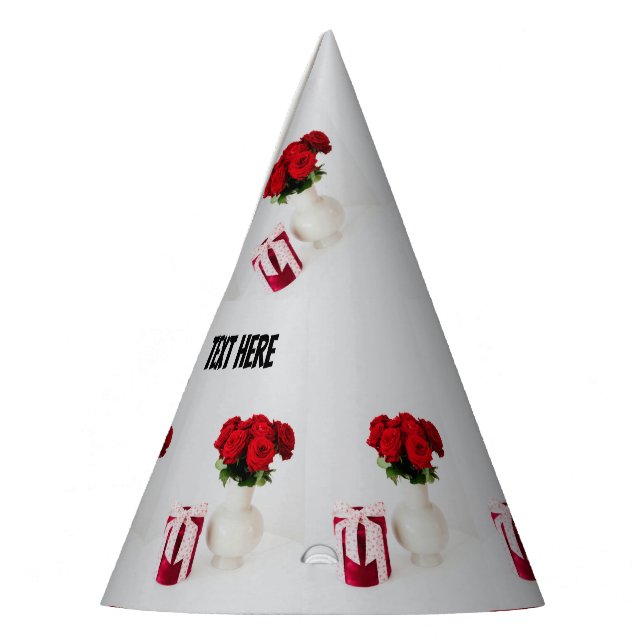 Schöne Blume Pot Custom Text Handwerk Zubehör Partyhütchen (Links)