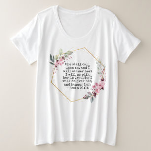 Schöne Blume Psalm 91 T - Shirt