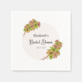 Schöne Blume Serviette