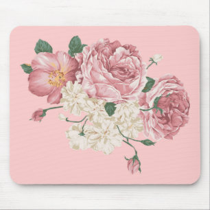 Schöne Blume Sketch Mouse Mat Mousepad