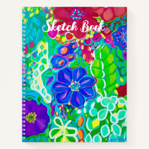 Schöne Blume Sketchbook Notizbuch