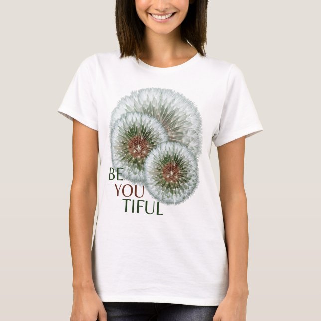 Schöne Blume T-Shirt (Vorderseite)