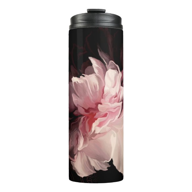 Schöne Blume Thermosbecher (Vorderseite)