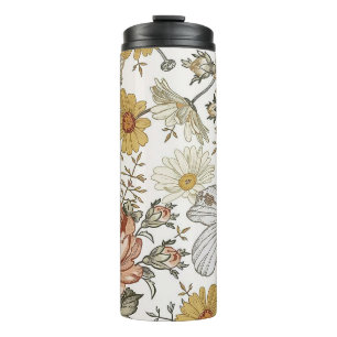 Schöne Blume Thermosbecher