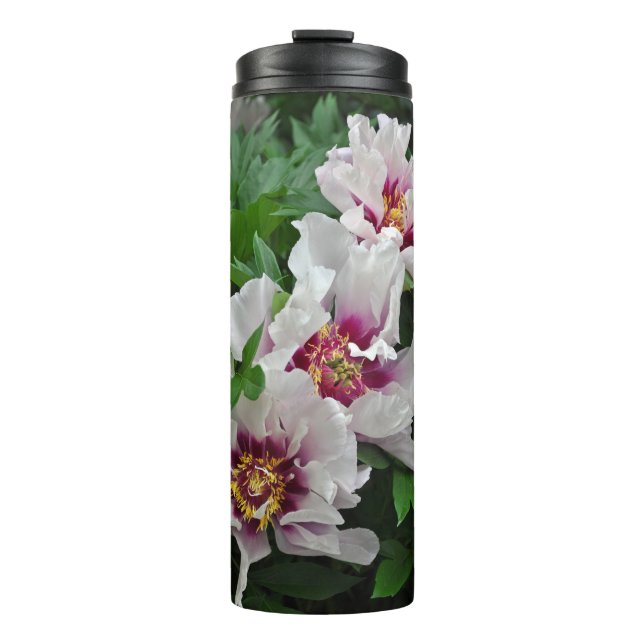 Schöne Blume Thermosbecher (Vorderseite)