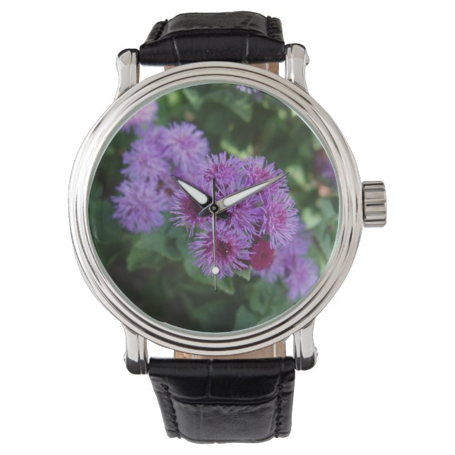 Schöne Blume Wrist Watch Armbanduhr (Vorderseite)