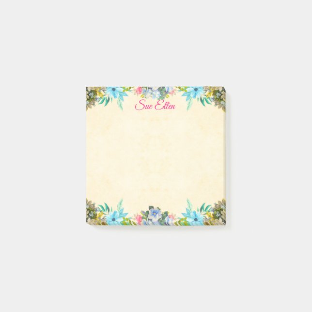 Schöne Blumen 527 Post-It-Notizen Post-it Klebezettel (Vorderseite)