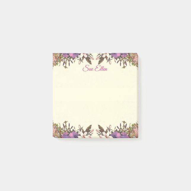 Schöne Blumen 987 Post-It Notizen (Vorderseite)