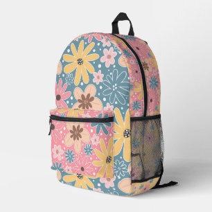 Schöne Blumen Bedruckter Rucksack