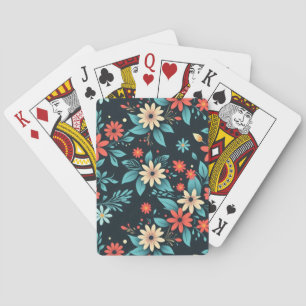 Schöne Blumen Blumenmuster-48965 Spielkarten