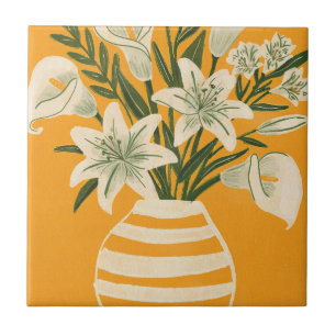 Schöne Blumen Fliese