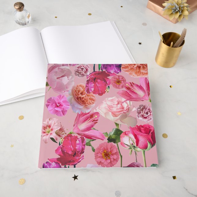 Schöne Blumen Gästebuch (Vorderseite offen)