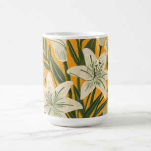 Schöne Blumen Kaffeetasse