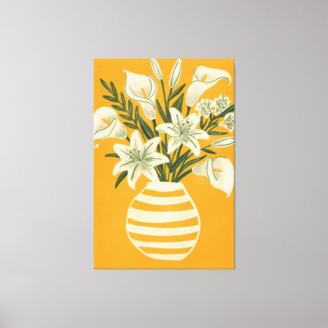 Schöne Blumen Leinwanddruck (Vorderseite)