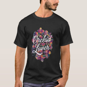 Schöne Blumen-Orchideenliebhaber-Design-Blumenhänd T-Shirt