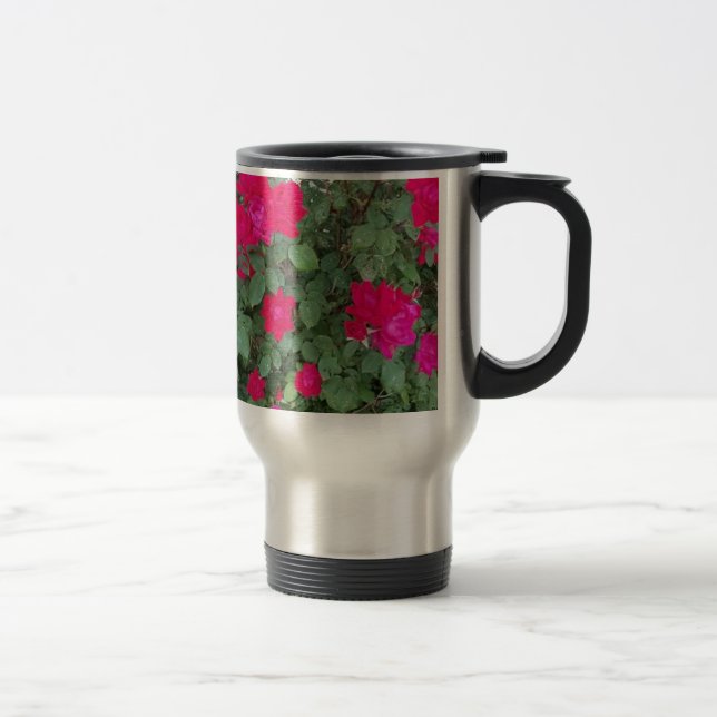 Schöne Blumen Reisebecher (Rechts)