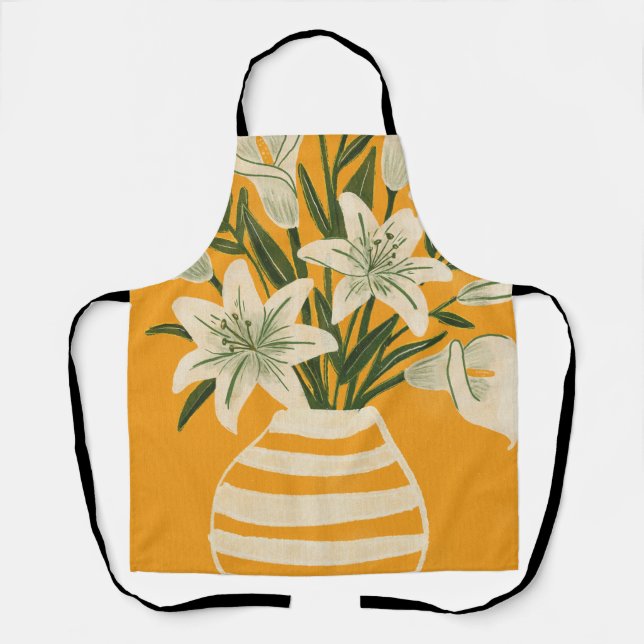 Schöne Blumen Schürze (Vorderseite)