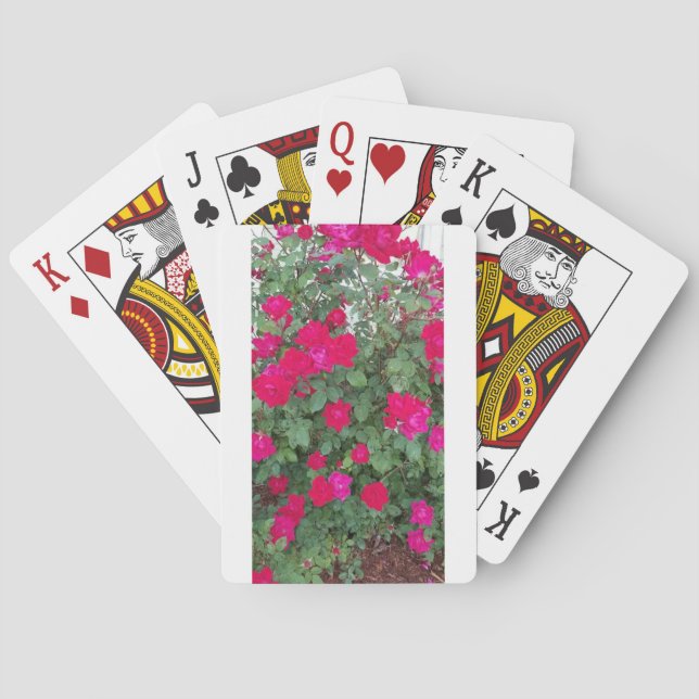 Schöne Blumen Spielkarten (Rückseite)