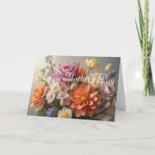 Schöne Blumen zum Muttertag Karte