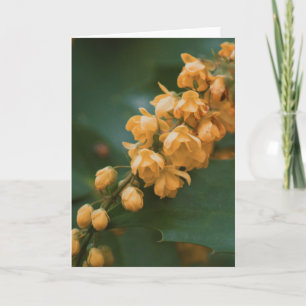 Schöne Blumenfotografie leere Karte