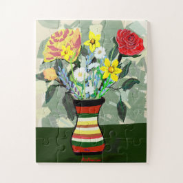 Schöne Blumenfreude Puzzle