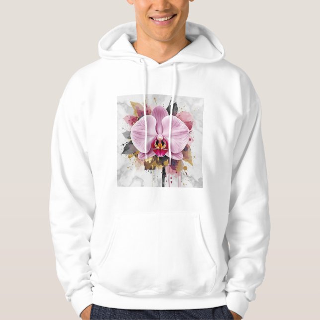 Schöne Blumengestaltung  Hoodie (Vorderseite)