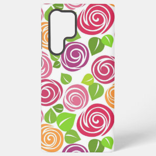 Schöne Blumengestaltung Rosen Samsung Galaxy Hülle