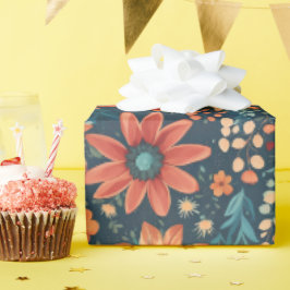 Schöne Blumeninspirierung Geschenkpapier