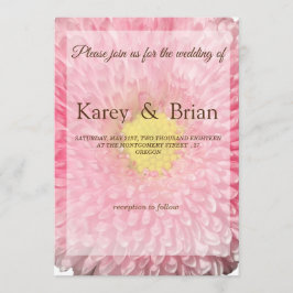 Schöne Blumenkarte Einladung