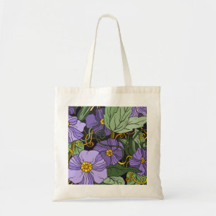 Schöne Blumenkizze Tote Tasche