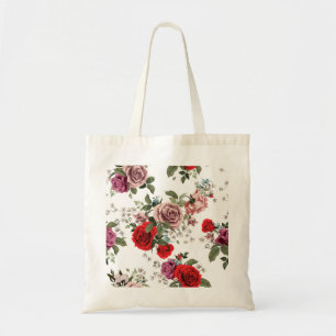 Schöne Blumenkizze Tote Tasche