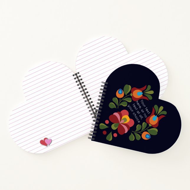 Schöne Blumenordnung Notizbuch (Innenseite)